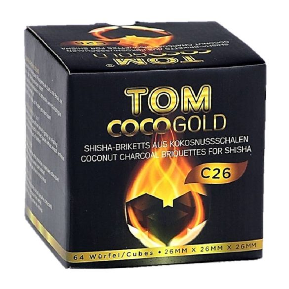 Tom Cococha Gold  C26 vízipipa szén - 1 kg