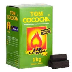 Tom Cococha Hexagon vízipipa szén - 1kg