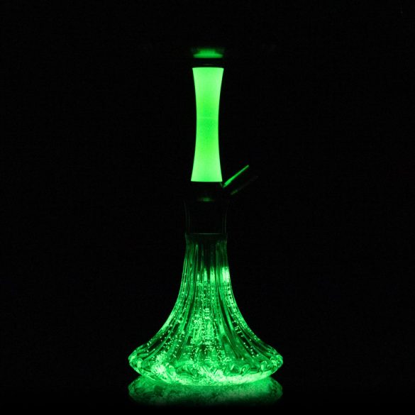 Aladin vízipipa - EPOX 360 - Glow Green-Glass Glow Green
