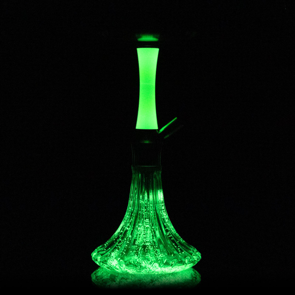 Aladin vízipipa - EPOX 360 - Glow Green-Glass Glow Green